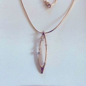 14KR Gold Celestial Pendant with 18in Snake Chain